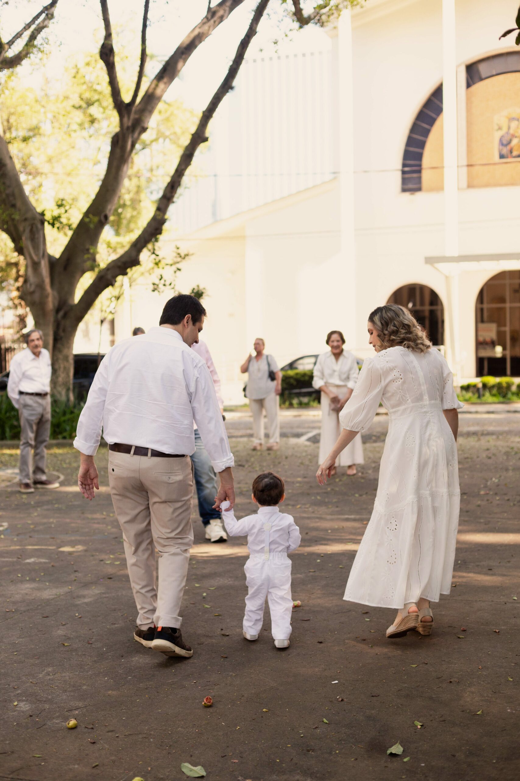 Baptême en famille
