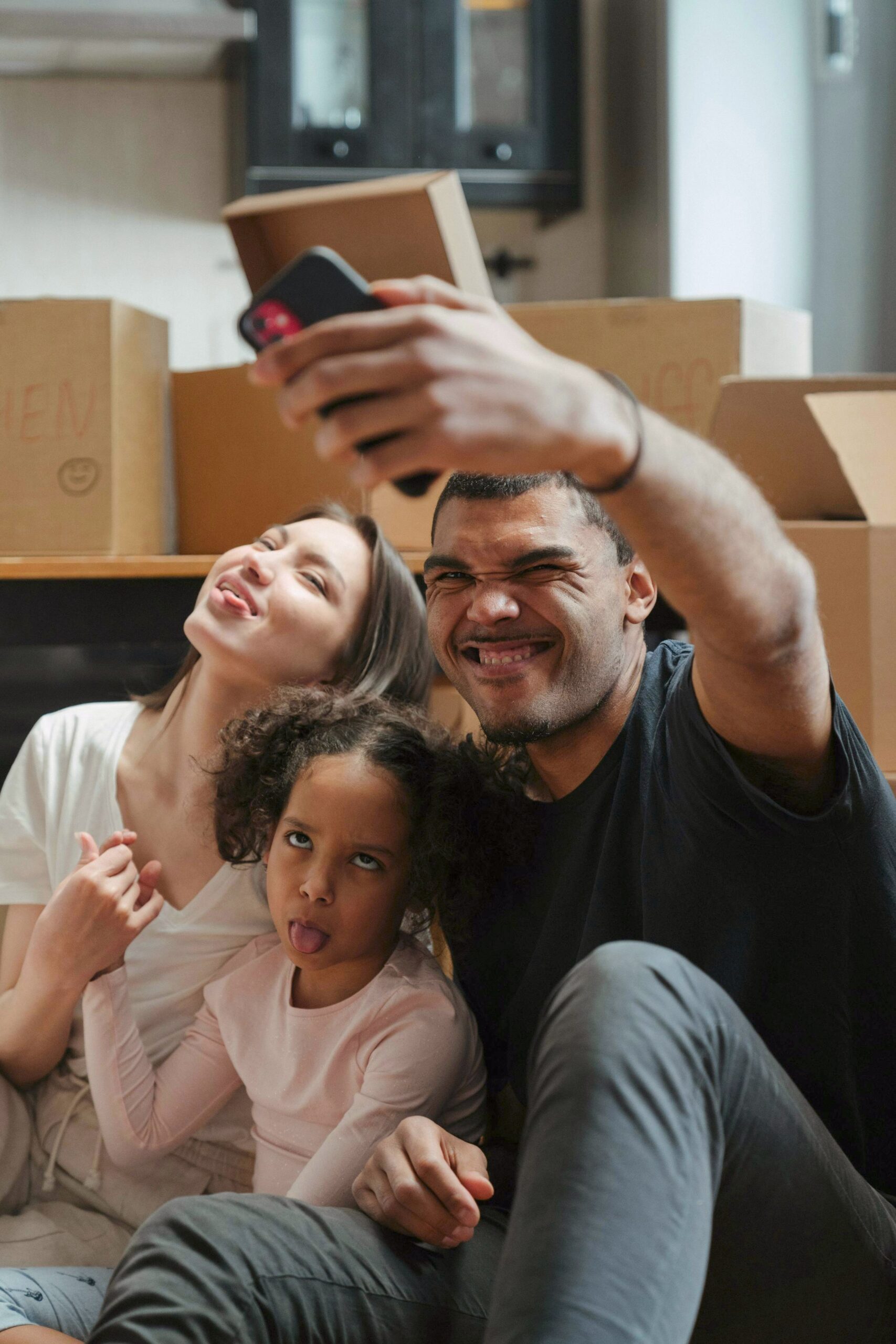 Souvenir de famille au format téléphone