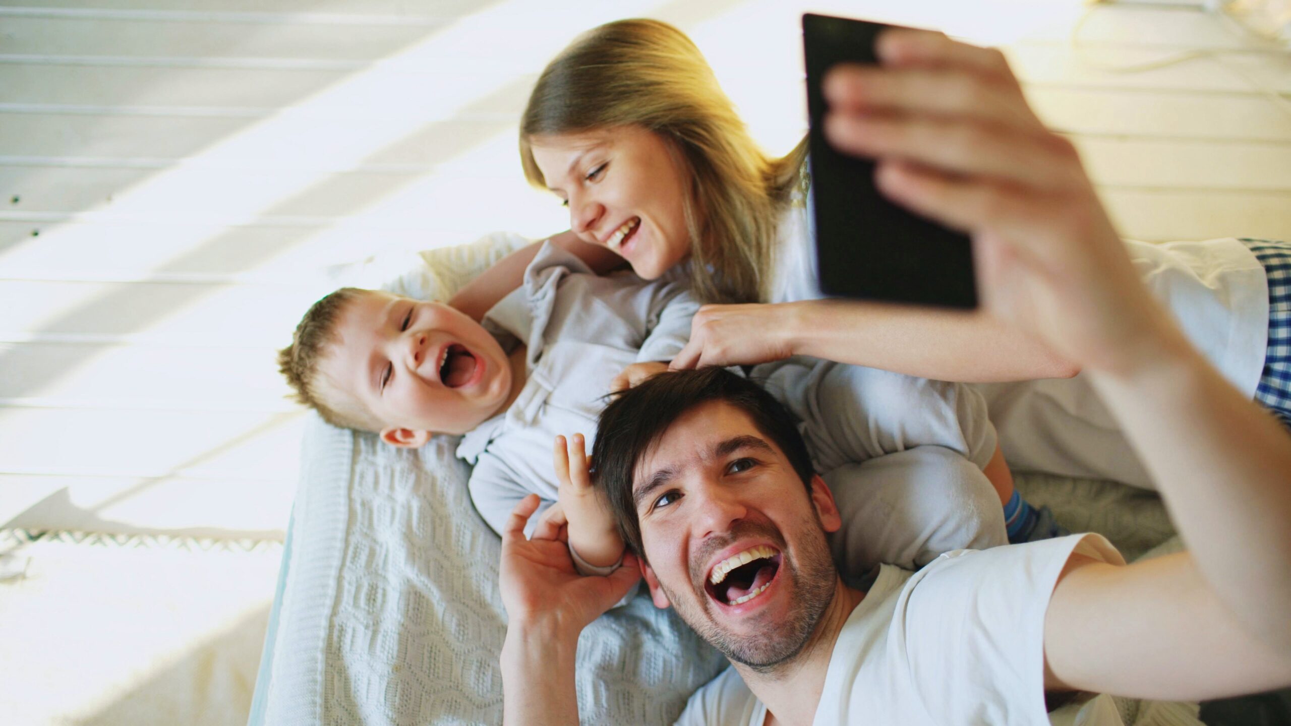 Souvenir de famille au format paysage