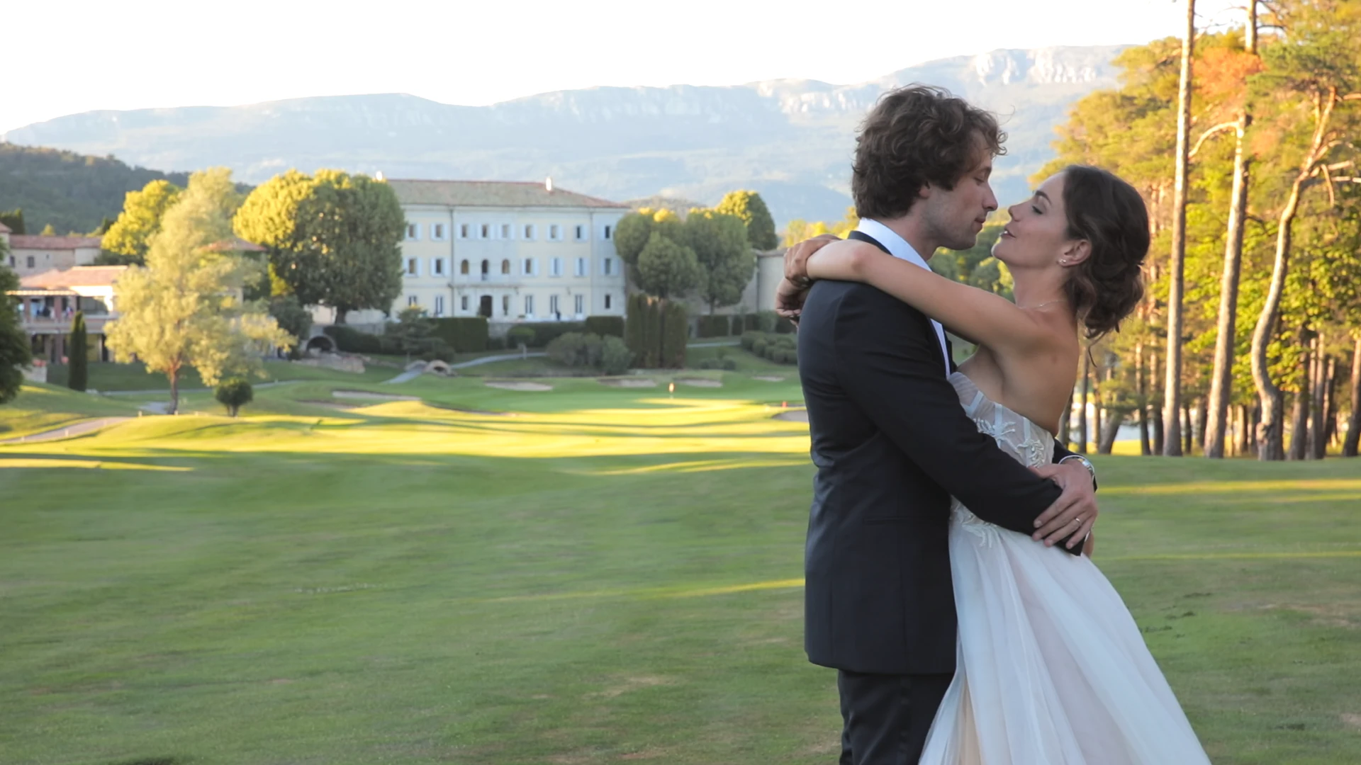 Marie and Thomas on their wedding day